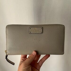 Kate Spade Taupe Leather Wallet